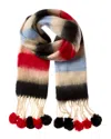 La Fiorentina Stripe Scarf In Multi