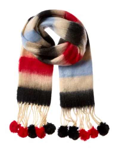 La Fiorentina Stripe Scarf In Multi