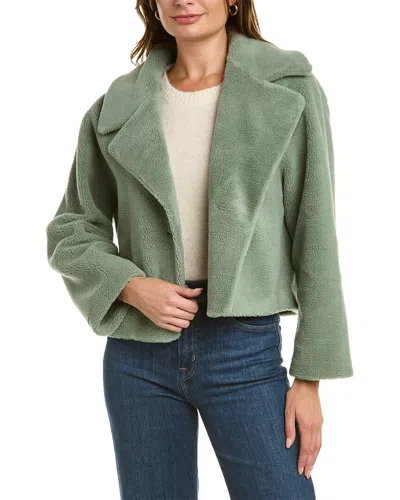La Fiorentina Teddy Jacket In Green