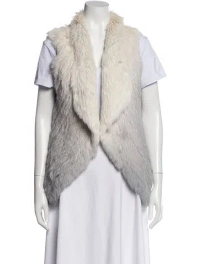 Pre-owned La Fiorentina Tweed Pattern Fur Jacket