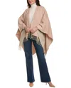 La Fiorentina Two-tone Fringe Ruana In Neutral