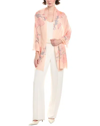 La Fiorentina Wool Scarf In Pink