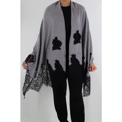 La Fiorentina Wrap With Lace Detail