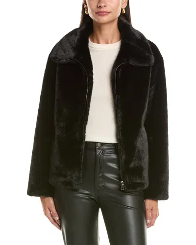 La Fiorentina Zipper Jacket In Black