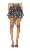 La Fuori Graphic Jungle Short In Black