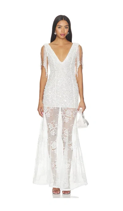 La Fuori Lacey White Glow Dress