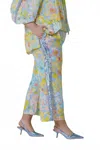 La Fuori Orchid Bloom Embellished Pants - Plus Size In Multi