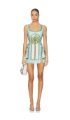 La Fuori Palm Jumeirah Embroidered Dress In Multi