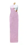La Fuori Pink Ditsy Polka Dress