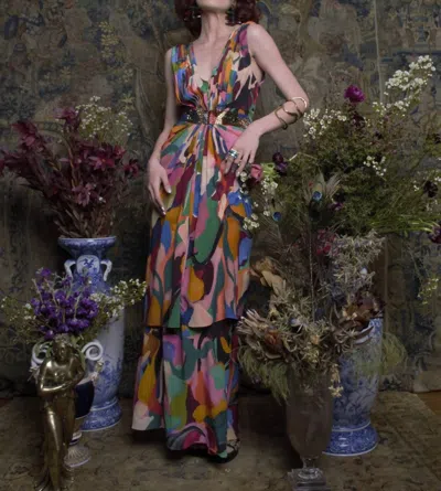 La Fuori Safaa Dress In Multi