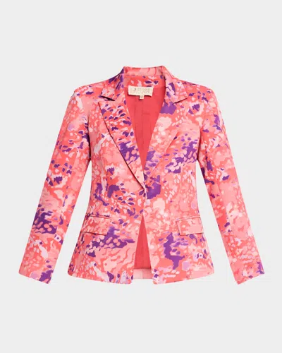 La Fuori Savanna Coral Deline Single-breasted Jacket