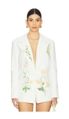 La Fuori Summer Bloom Embellished Jacket