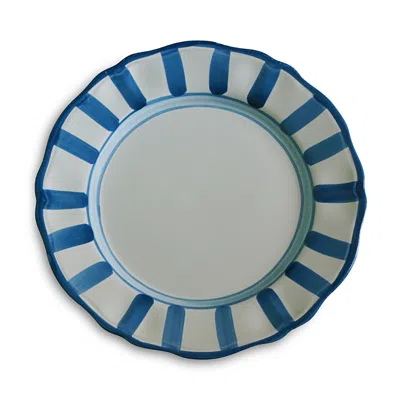 La Gabbianella Rimini Dinner Plate In Blue