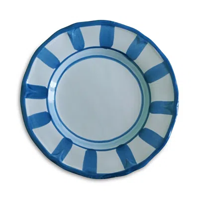 La Gabbianella Rimini Salad/dessert Plate In Blue