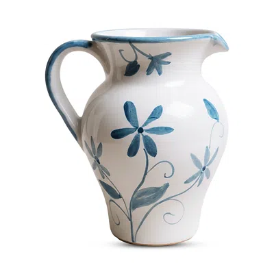 La Gabbianella Ventimiglia Pitcher In Blue