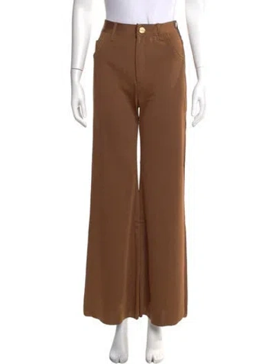 Pre-owned La Galpa Wide Leg Pants W/ Tags In Brown