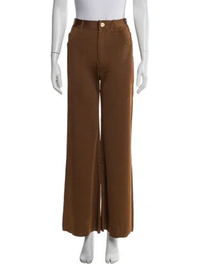 Pre-owned La Galpa Wide Leg Pants W/ Tags In Brown
