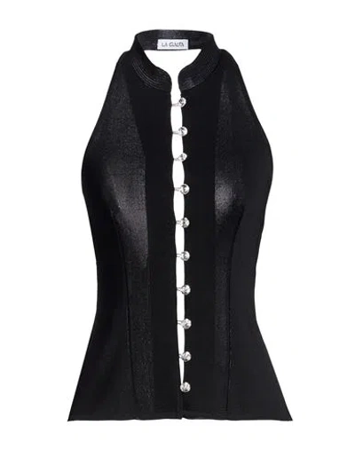 La Galpa Woman Top Black Size Xs/s Viscose