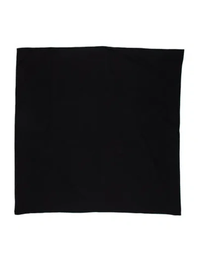 Pre-owned La Garçonne Moderne Festival Quadri Scarf W/ Tags In Black