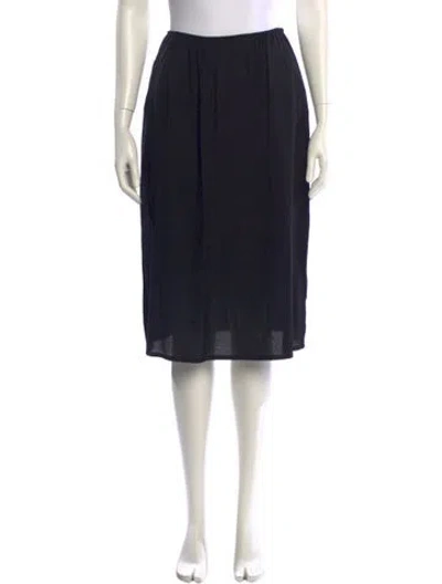 Pre-owned La Garçonne Moderne Knee-length Skirt In Black