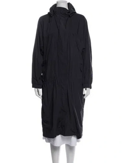 Pre-owned La Garçonne Moderne Nylon Parka In Blue