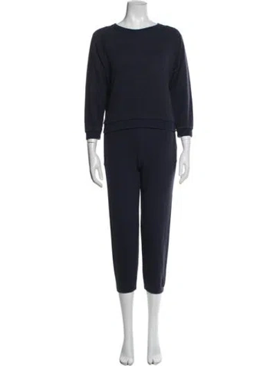 Pre-owned La Garçonne Moderne Pant Set In Blue