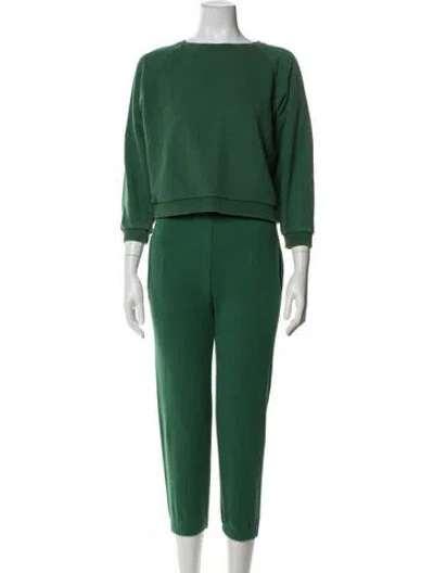 Pre-owned La Garçonne Moderne Pant Set In Green