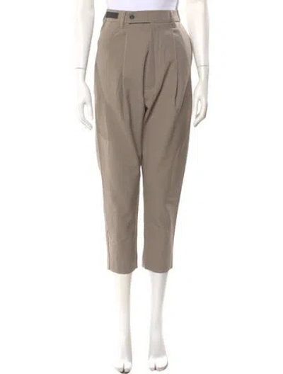 Pre-owned La Garçonne Moderne Straight Leg Pants In Neutral