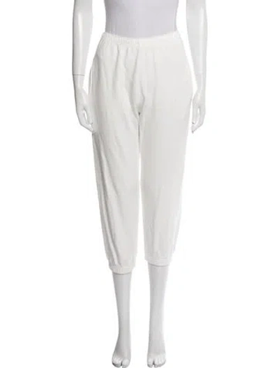 Pre-owned La Garçonne Moderne Sweatpants In White