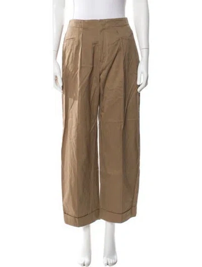 Pre-owned La Garçonne Moderne Wide Leg Pants In Neutral