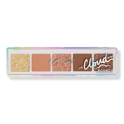 L.a. Girl On Cloud Nine Bouncy Eyeshadow Palette - Sunny Skies In Blue
