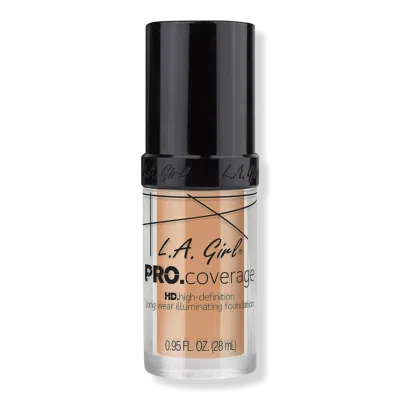 L.a. Girl Pro Coverage Liquid Foundation - Porcelain In White