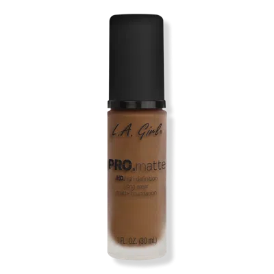 L.a. Girl Pro.matte Foundation - Deep Tan In Brown