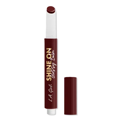 L.a. Girl Shine On Glossy Balm - Bitten Cherry