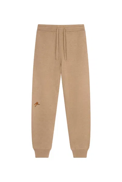 La Granni Women's Brown Knitted Gato Trousers - Beige