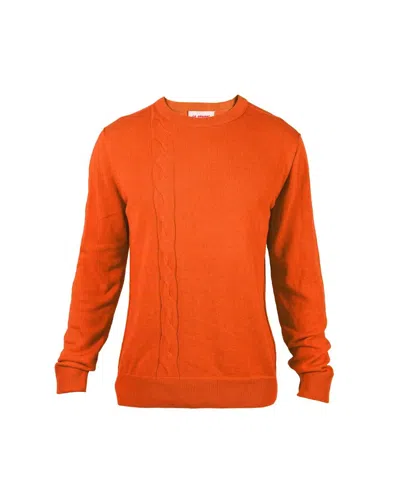 La Granni Women's Cable Crewneck - Orange