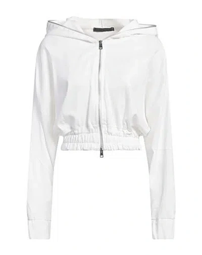 La Haine Inside Us Woman Jacket White Size L Viscose, Linen