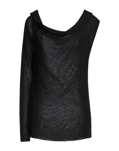La Haine Inside Us Woman Sweater Black Size Xl Cotton, Acrylic