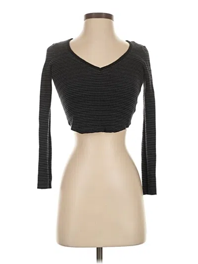 Pre-owned La Hearts 3/4 Sleeve T-shirt In Gray