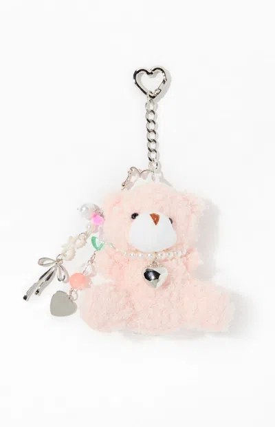 La Hearts Bella Bear Bag Charm In Pink