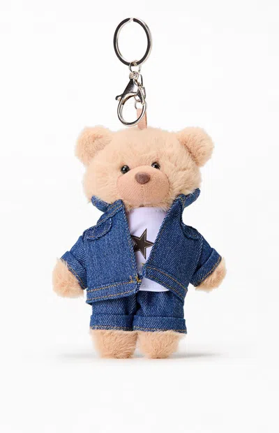 La Hearts Billy Bear Bag Charm In Brown In Multi