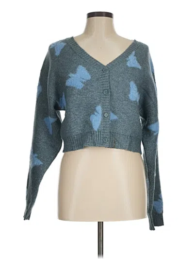 Pre-owned La Hearts Cardigan Sweater In Blue