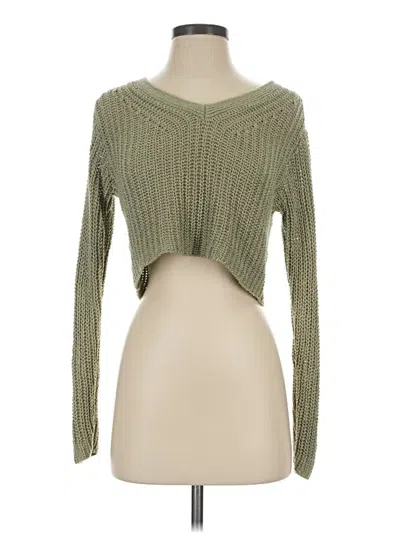Pre-owned La Hearts Cardigan Sweater In Green