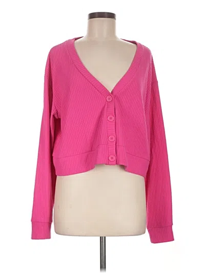 Pre-owned La Hearts Cardigan Sweater In Pink