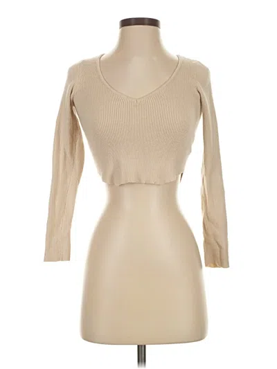 Pre-owned La Hearts Cardigan Sweater In Tan