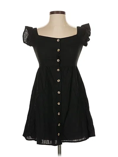 Pre-owned La Hearts Casual Dress In Black