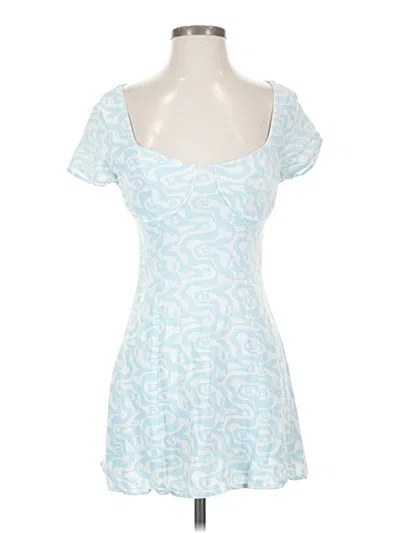 Pre-owned La Hearts Casual Dress In Blue