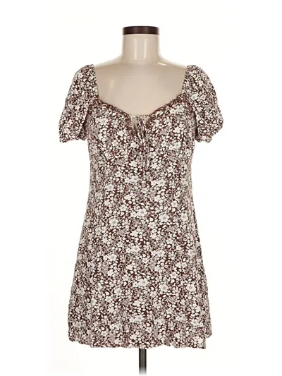 Pre-owned La Hearts Casual Dress In Brown
