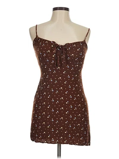 Pre-owned La Hearts Casual Dress In Brown