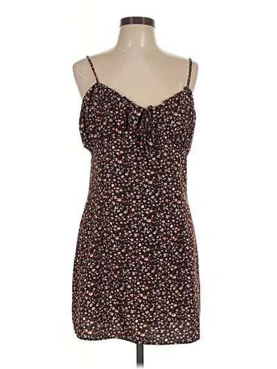 Pre-owned La Hearts Casual Dress In Brown